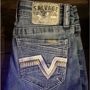 Boys Youth 12 Tall Salvage Jeans